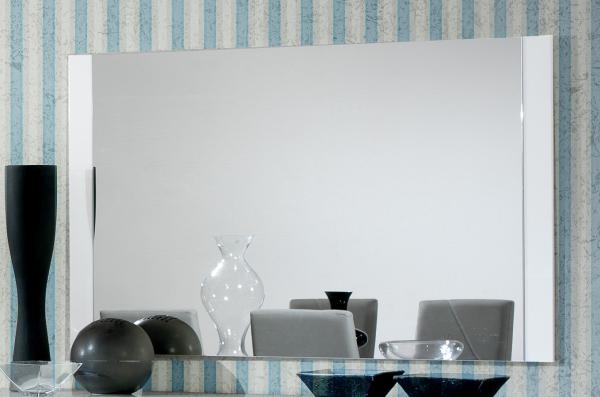 Product photograph of Stella White Italian Wall Mirror from Choice Furniture Superstore.